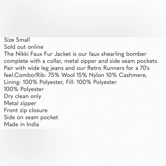 rag & bone Brown Shearling Jacket - Picture 8 of 8